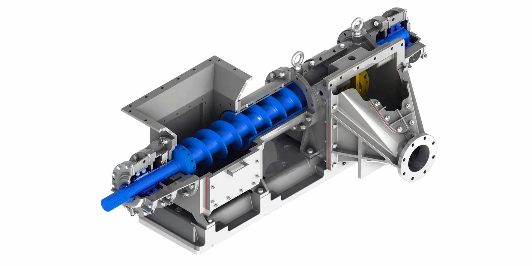 Pneumatic Conveying with Screw Pump