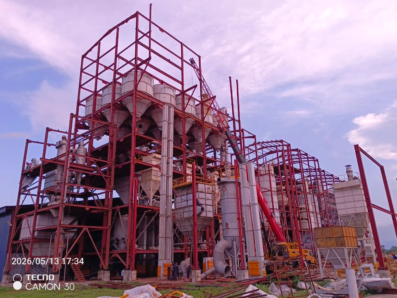 Gypsum Calcination and Mixing Plant